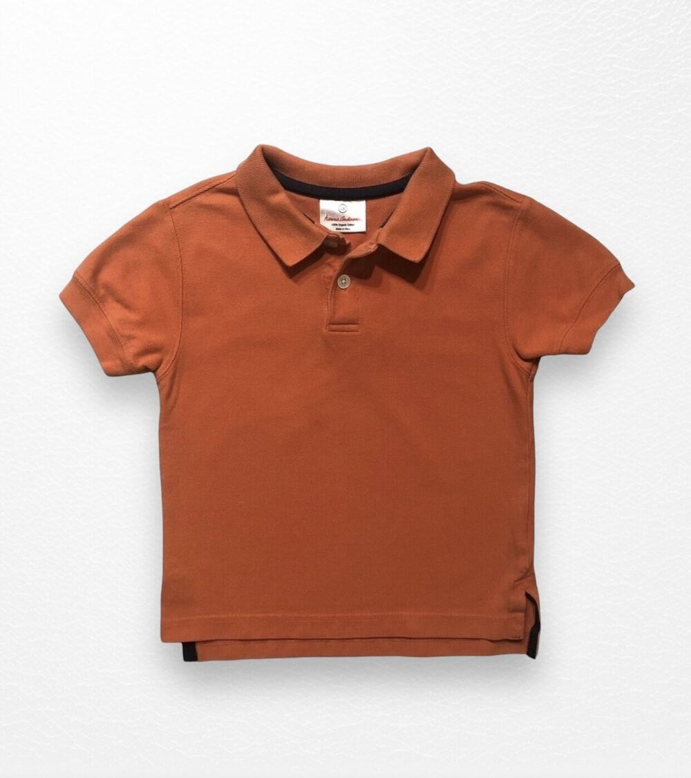 Hanna Andersson Organic Polo Shirt, Size 4